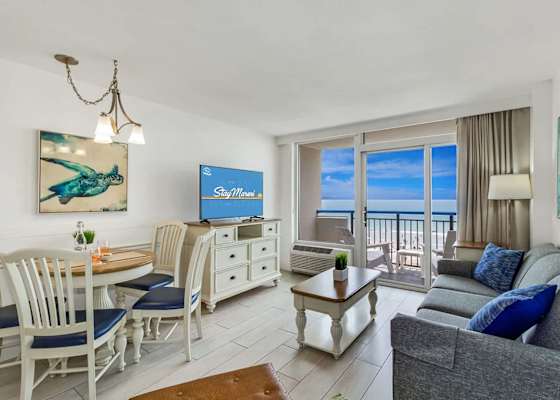 Where ocean views meet cozy vibes—wake up to waves, dine with sea breezes, and unwind with sunsets from your private balcony. Your beachfront escape starts here.