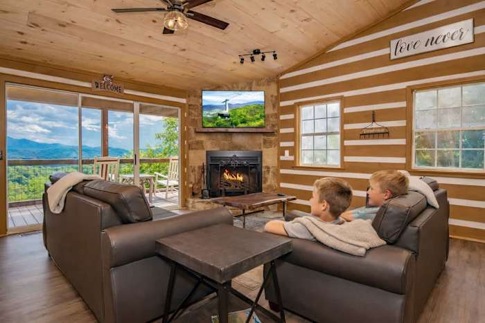 Cabin with Hot Tub photo 4