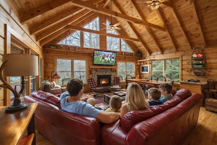 Luxury Cabin 1000 ft to Gatlinburg + all amenities photo 3