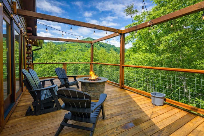 Luxury Cabin w/ Private Waterfall & Hot Tub photo 2
