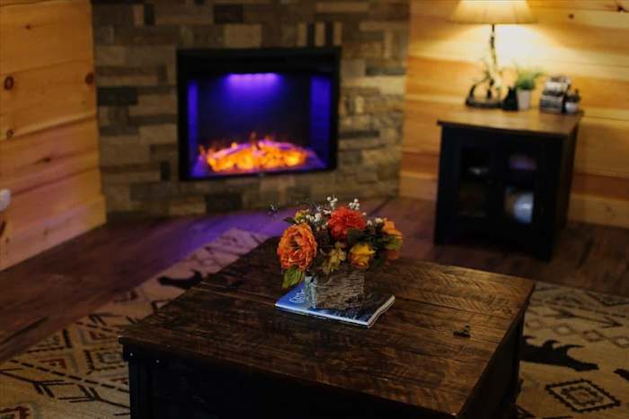 Luxury Smoky Mountain Cabin w/ Game Loft & Hot Tub photo 5