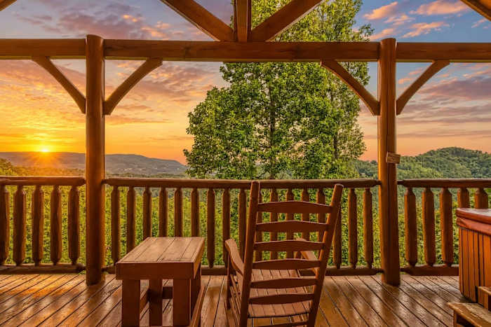 Luxe Smoky Mtn Log Cabin Hot Tub photo 3