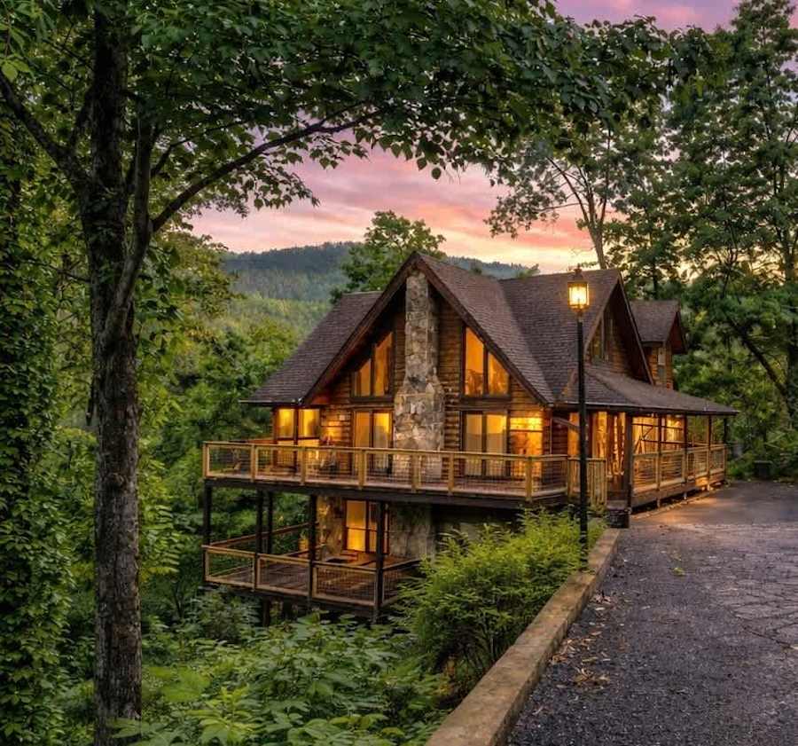 Luxury Gatlinburg Family Cabin Retreat with Views