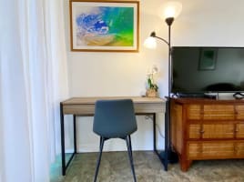 Comfortable desk setup ideal for productivity
