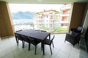 4 bedroom Italian Lakes apartment rental with pool