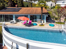 Luxury Lake Maggiore villa with pool and gym