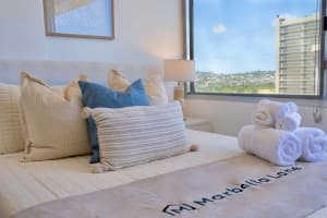 Fresh and inviting bedroom with natural light