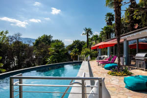 Luxury Lake Maggiore villa with pool and gym