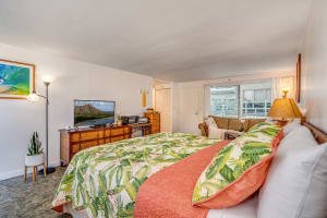 Comfortable bed with a homely atmosphere