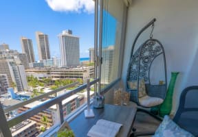 Stylish balcony lounge for your outdoor relaxation