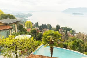 Luxury Lake Maggiore villa with pool and gym