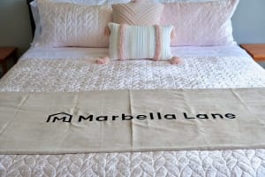 Cozy sleeping spot with clean, crisp sheets