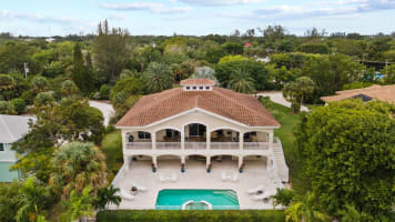 Waterfront Estate on Sanibel's East End with Integrated Pool and Spa Boat Dock — Sanibel, FL — vacation rental