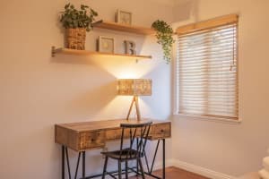 Peaceful corner for focused work