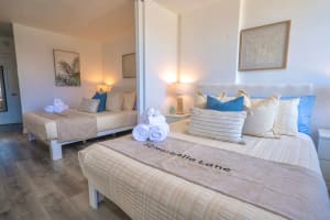 Cozy sleeping spot with clean, crisp sheets