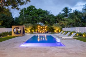 Villa Caicos | Outdoor Kitchen | Fire Pit | Pool — Hollywood, FL — vacation rental