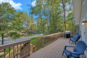 Grill and chill with a beautiful lake view from the deck!