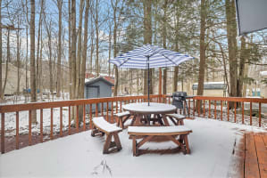 Deck with gas grill - BBQ, anyone?