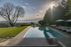 Italian Lakes villa with heated pool