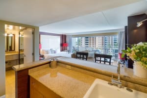 Practical kitchen counter designed for convenience