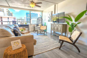 Bright and welcoming living space with comfortable seating