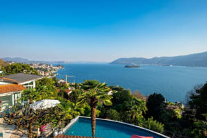 Luxury Lake Maggiore villa with pool and gym