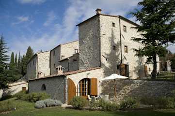 Traditional Tuscan apartment building