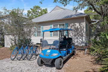 5 Bikes & Golf Cart !