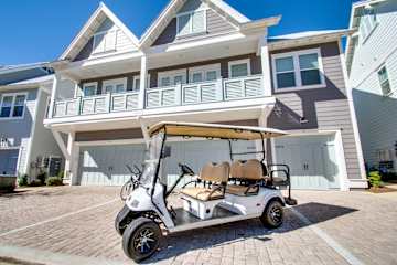 Golf Cart and 6 Bikes Available!