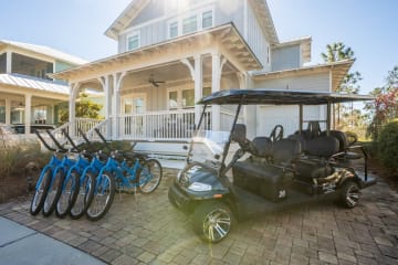 5 Bikes &amp; 6-Seater Golf Cart!