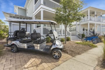 6 Seater Golf Cart &amp; 7 Beach Cruisers! 