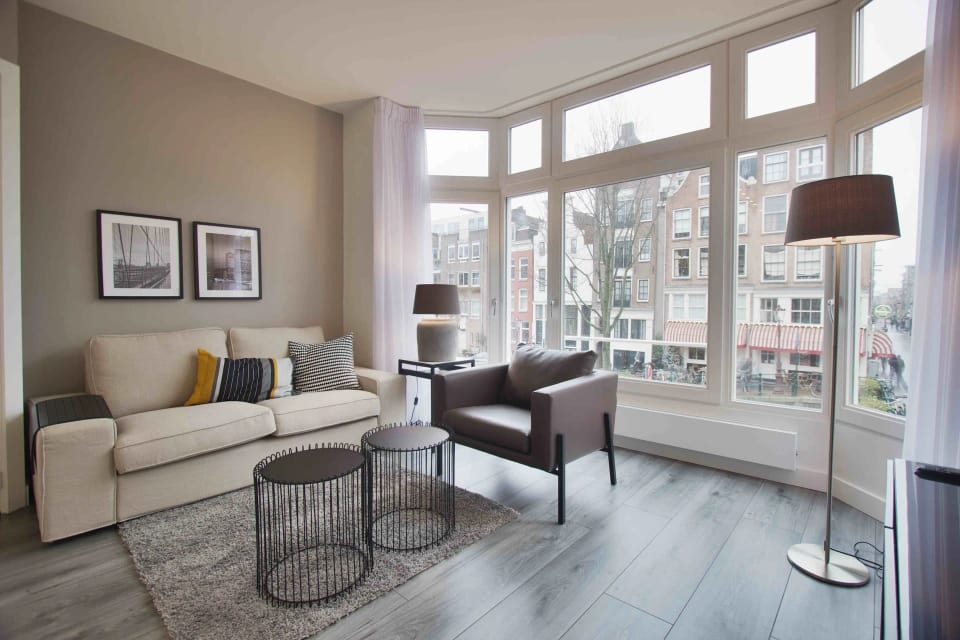Amsterdam Serviced Apartment - Living Roo 