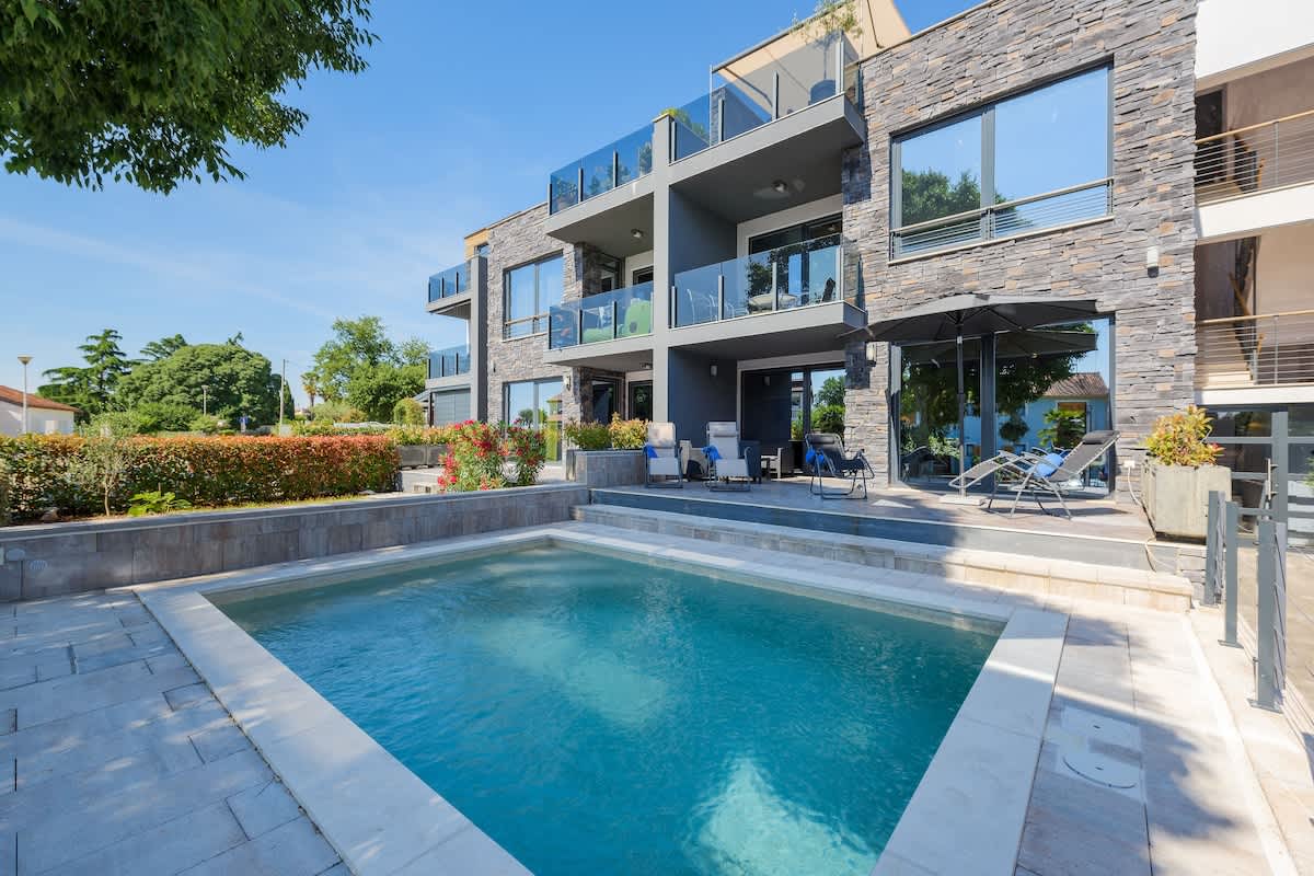 Apartment Monika wih pool  in Porec, Istria