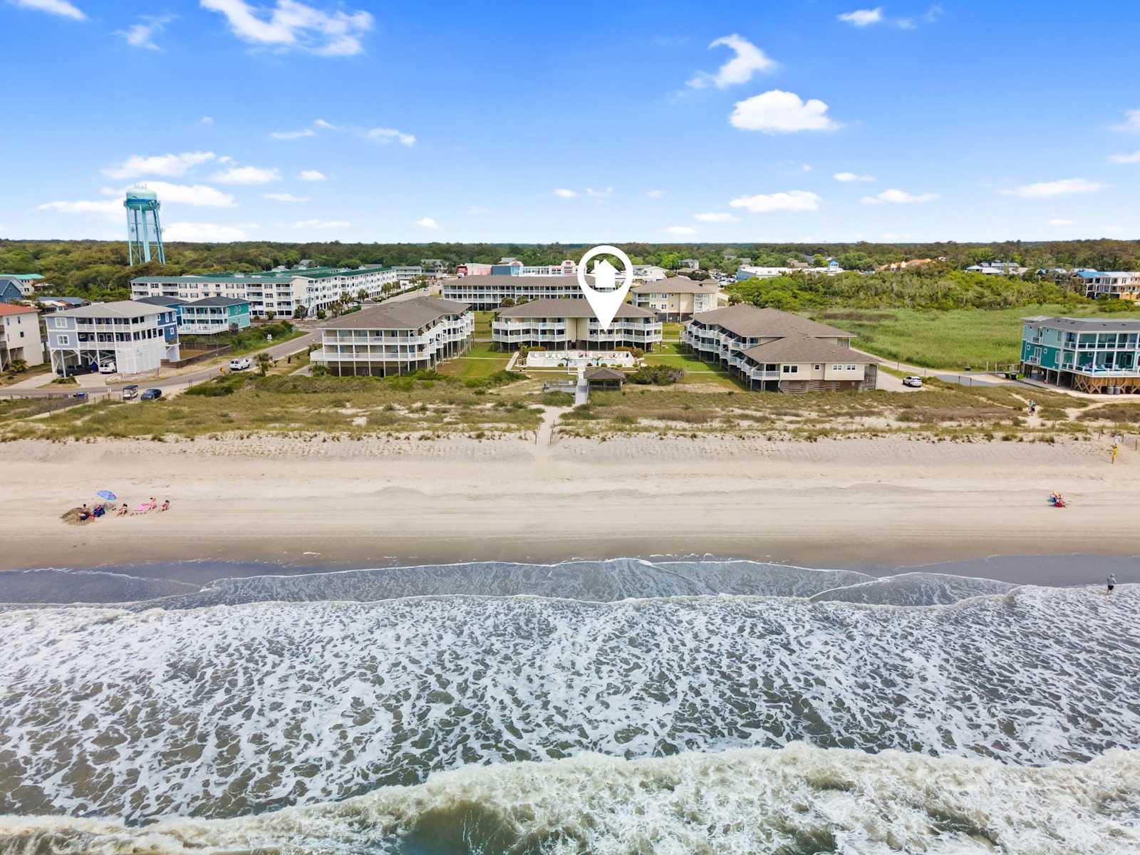 Southern Shores, Oak Island Oceanfront with Pool, Villa, photo 1