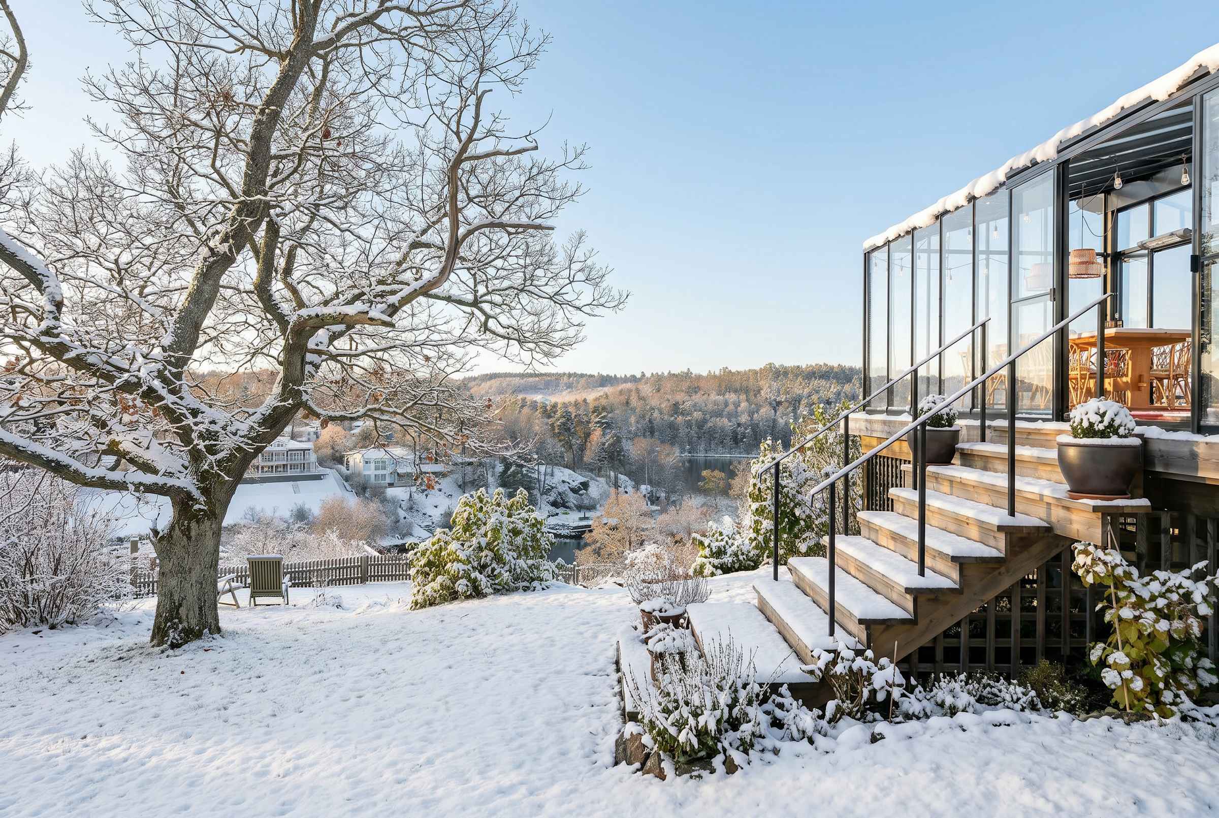 Lakeside Ekerö Villa for a Quiet Winter Break – Ekerö