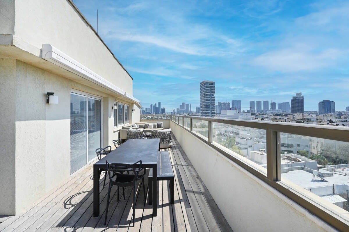 Panoramic 3BR Gordon beach Penthouse by HolyGuest 3