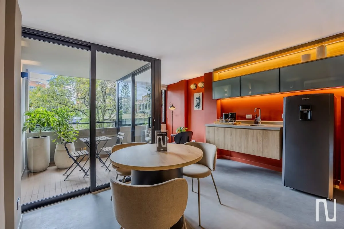 NOK 1BR Loft with Private stylish Balcony