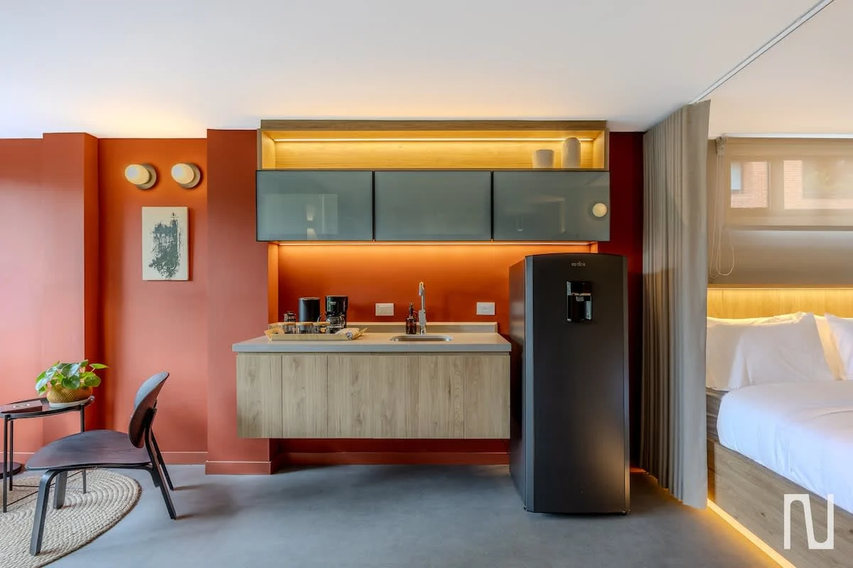 NOK 1BR Loft with Private stylish Balcony — photo 5