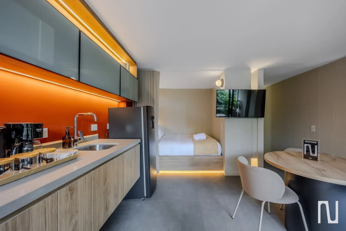 NOK 1BR Loft with Private stylish Balcony — photo 10