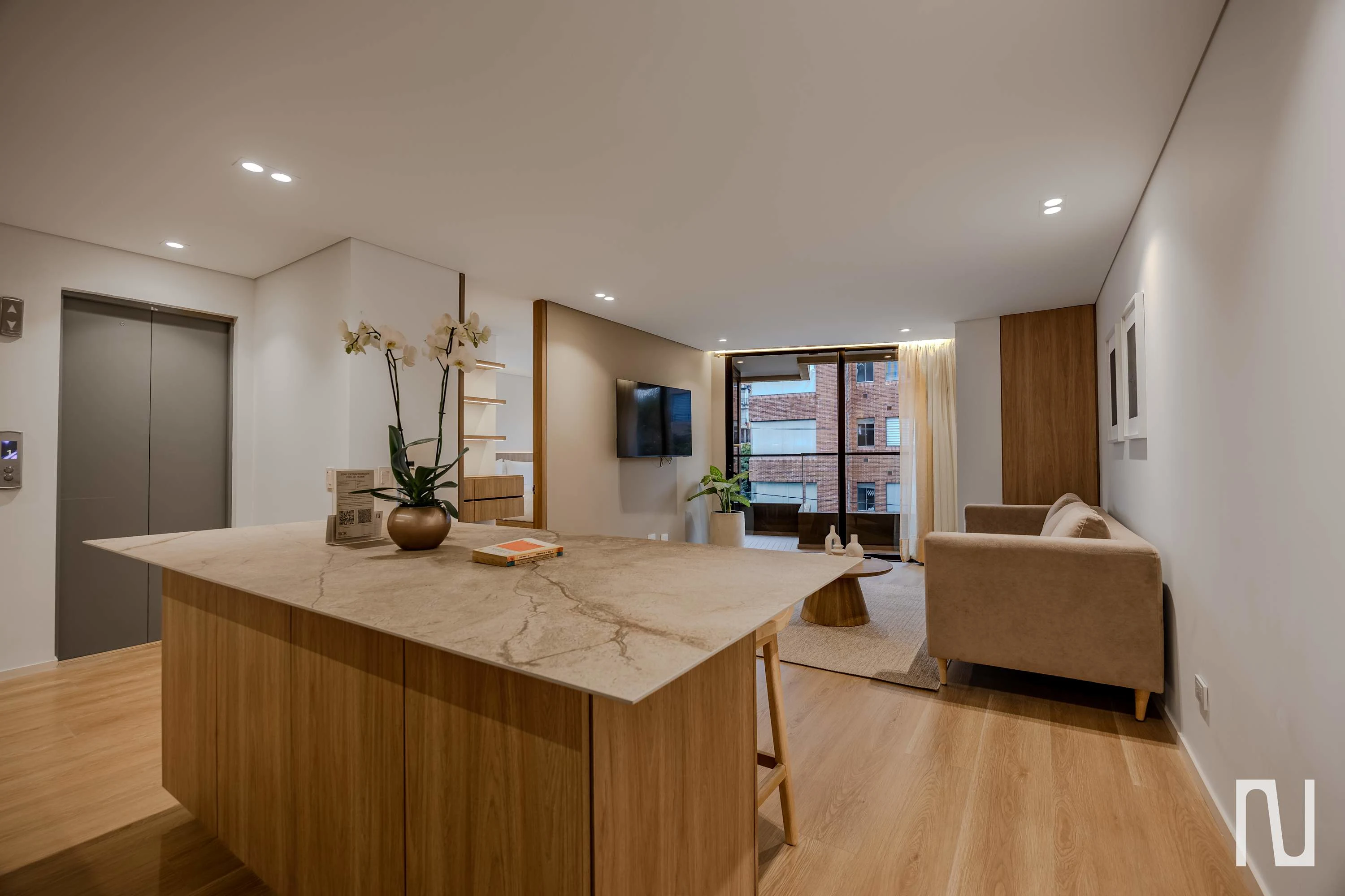 NOK Bright 1BR Stay in North Bogota