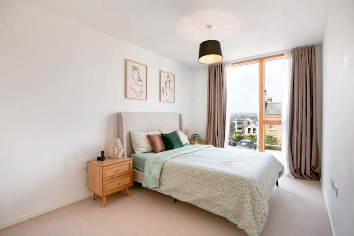 Bedroom 1 with a king size bed