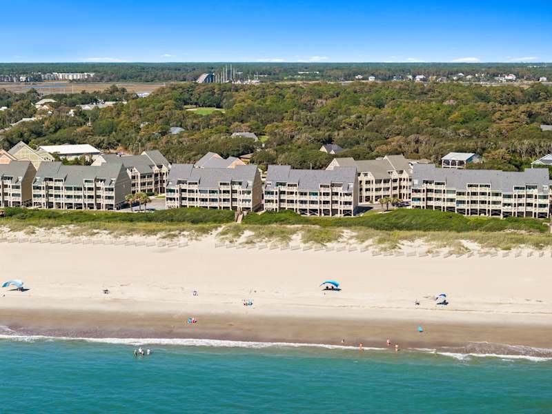 Oceanfront Condo | Oak Island Beach Villas + Pool