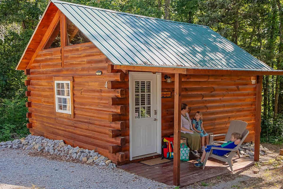Romantic Log Cabin w/ King Bed & Free Parking