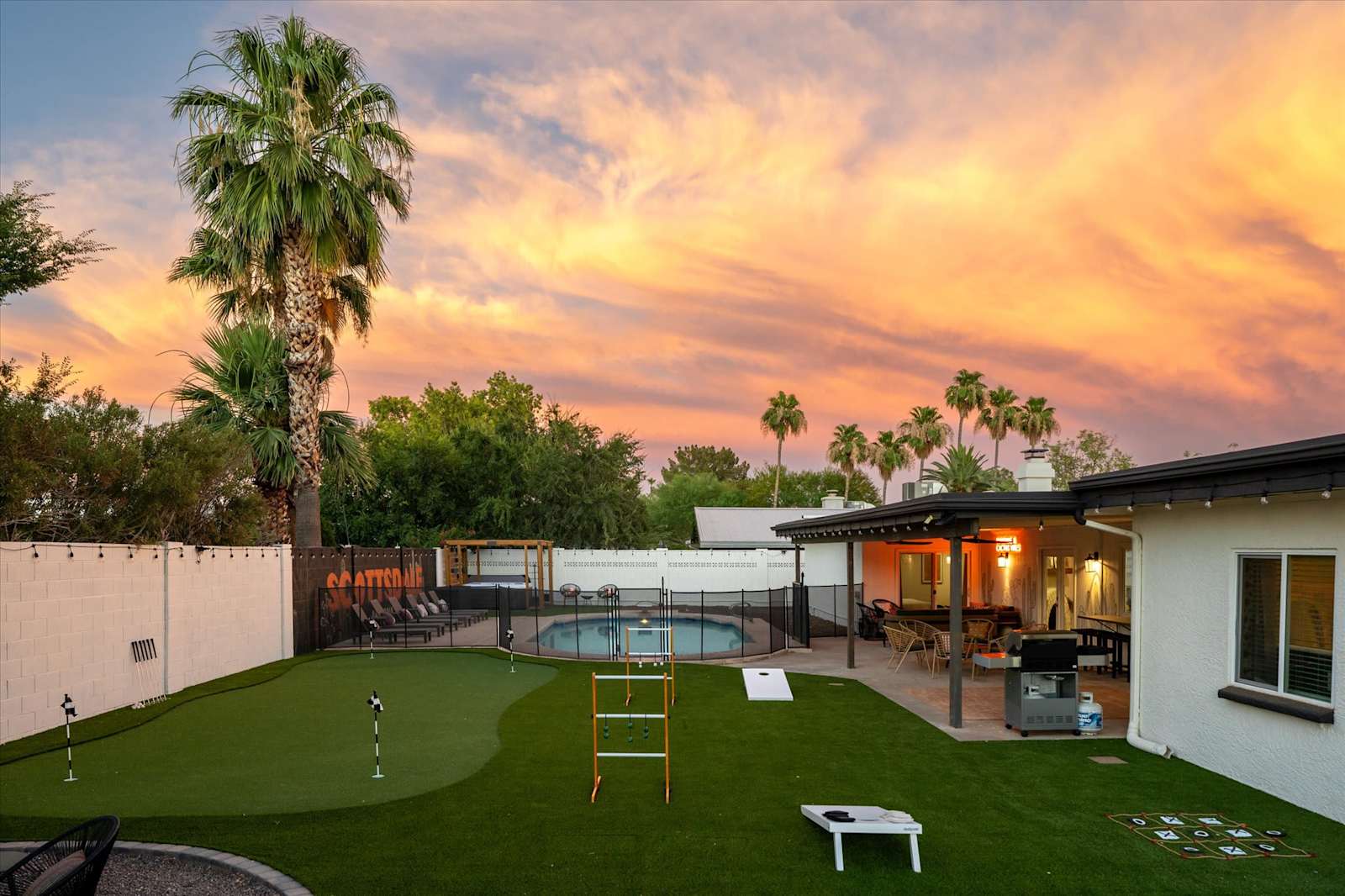 Enhanced evening view at The Sunkiss in Scottsdale, photo 4 of 79