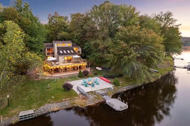 Lakehaven Retreat | Arrowhead Lakes | Lakefront Home with Hot Tub & Sauna