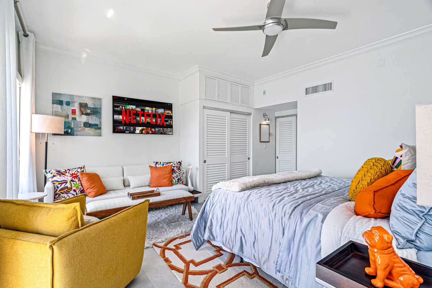 Ocean Block: There's also a Smart TV in each bedroom