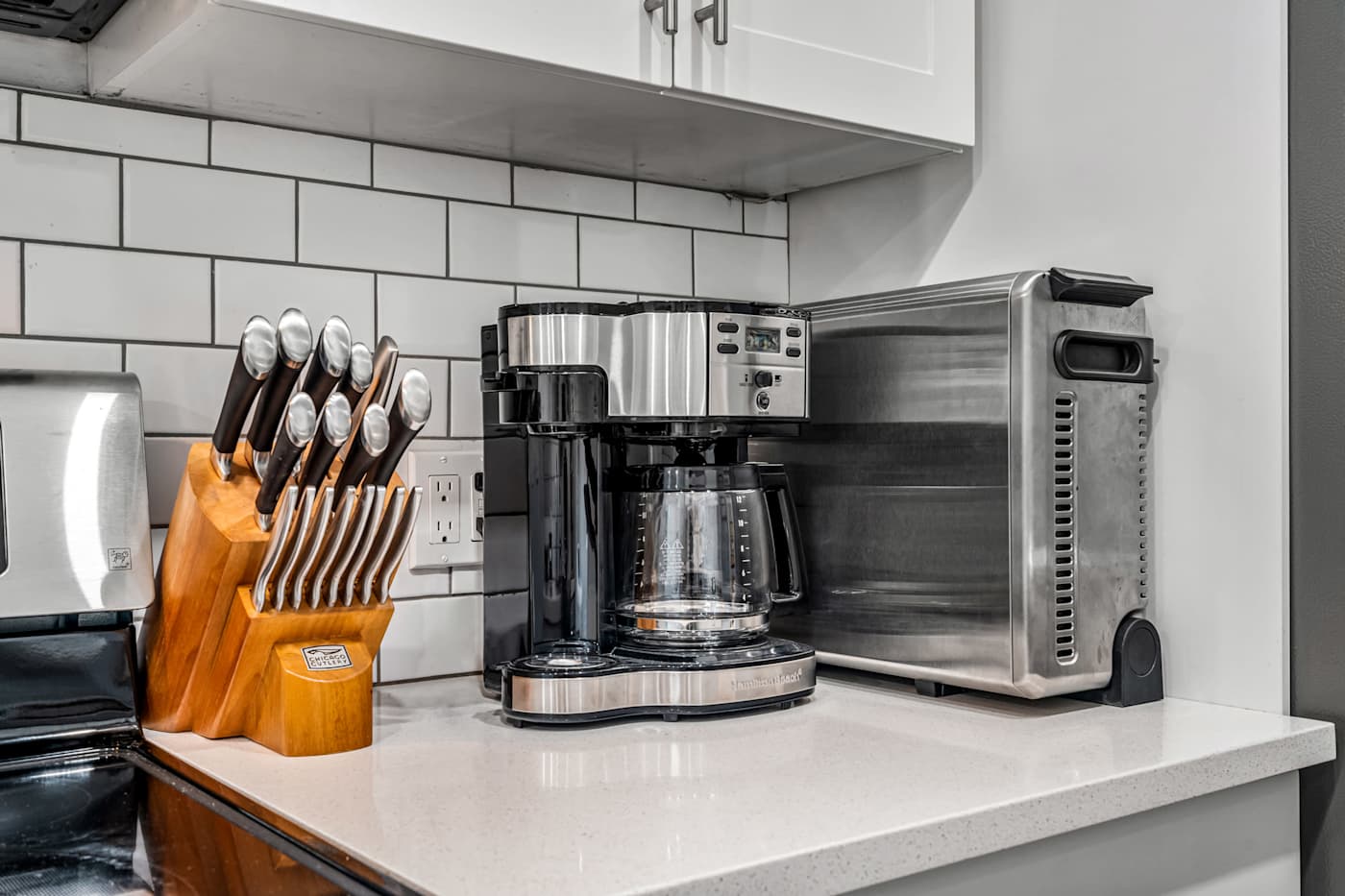 EV Retreat: Of course, we have a coffee maker to help you make the perfect cup every morning