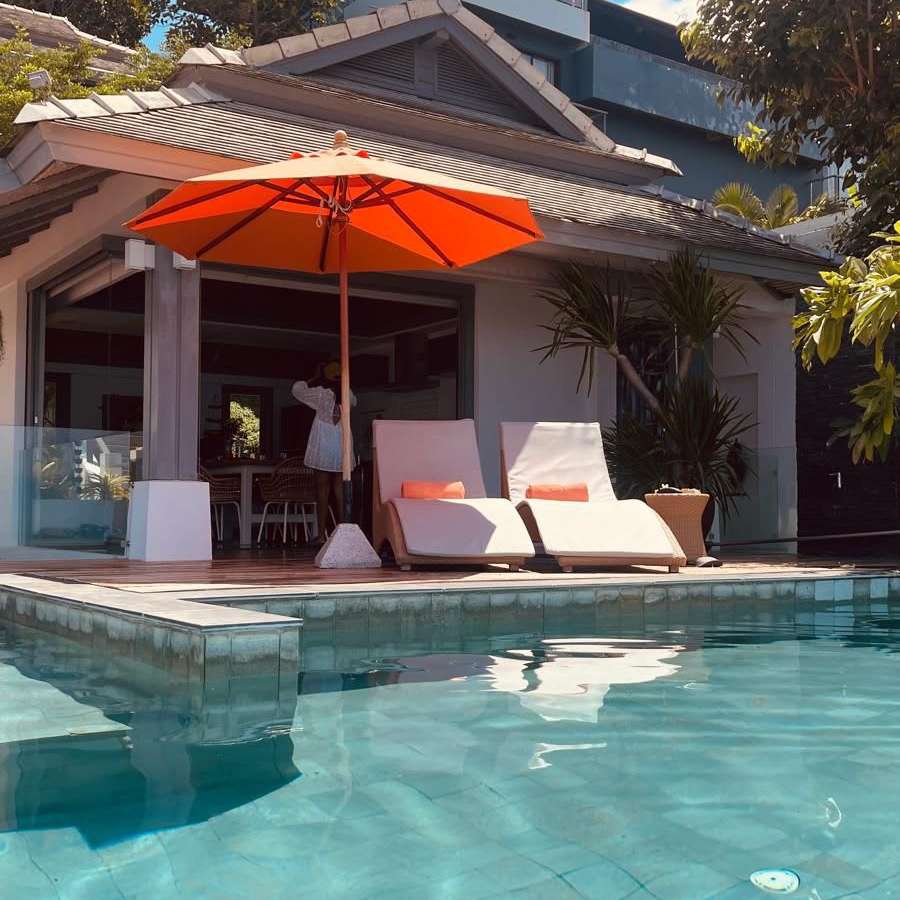 Luxury Villa Firesky beachfront and sunset