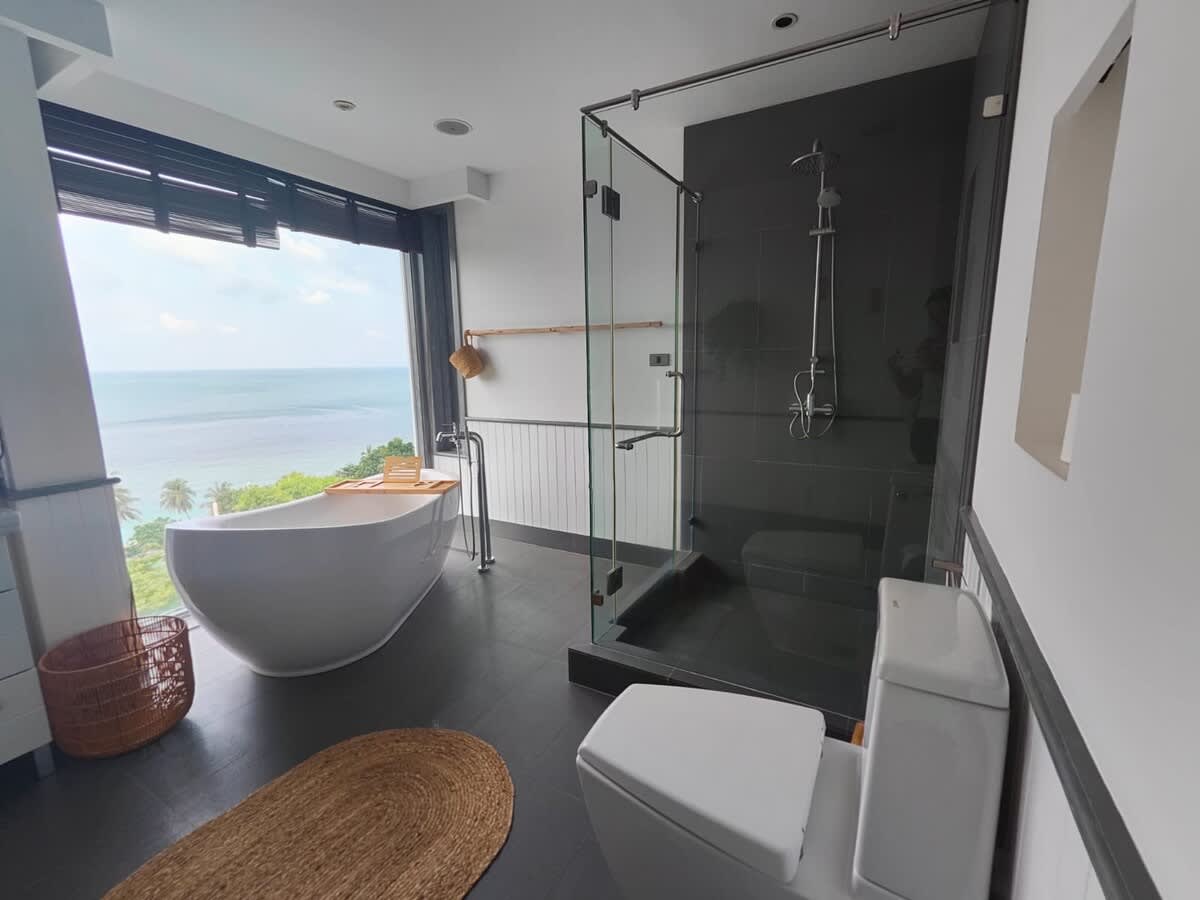 Luxury Villa Firesky beachfront and sunset