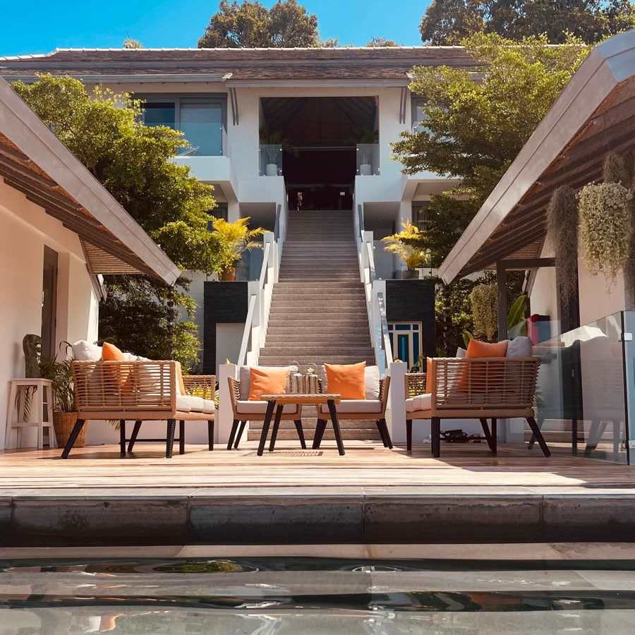 Luxury Villa Firesky beachfront and sunset